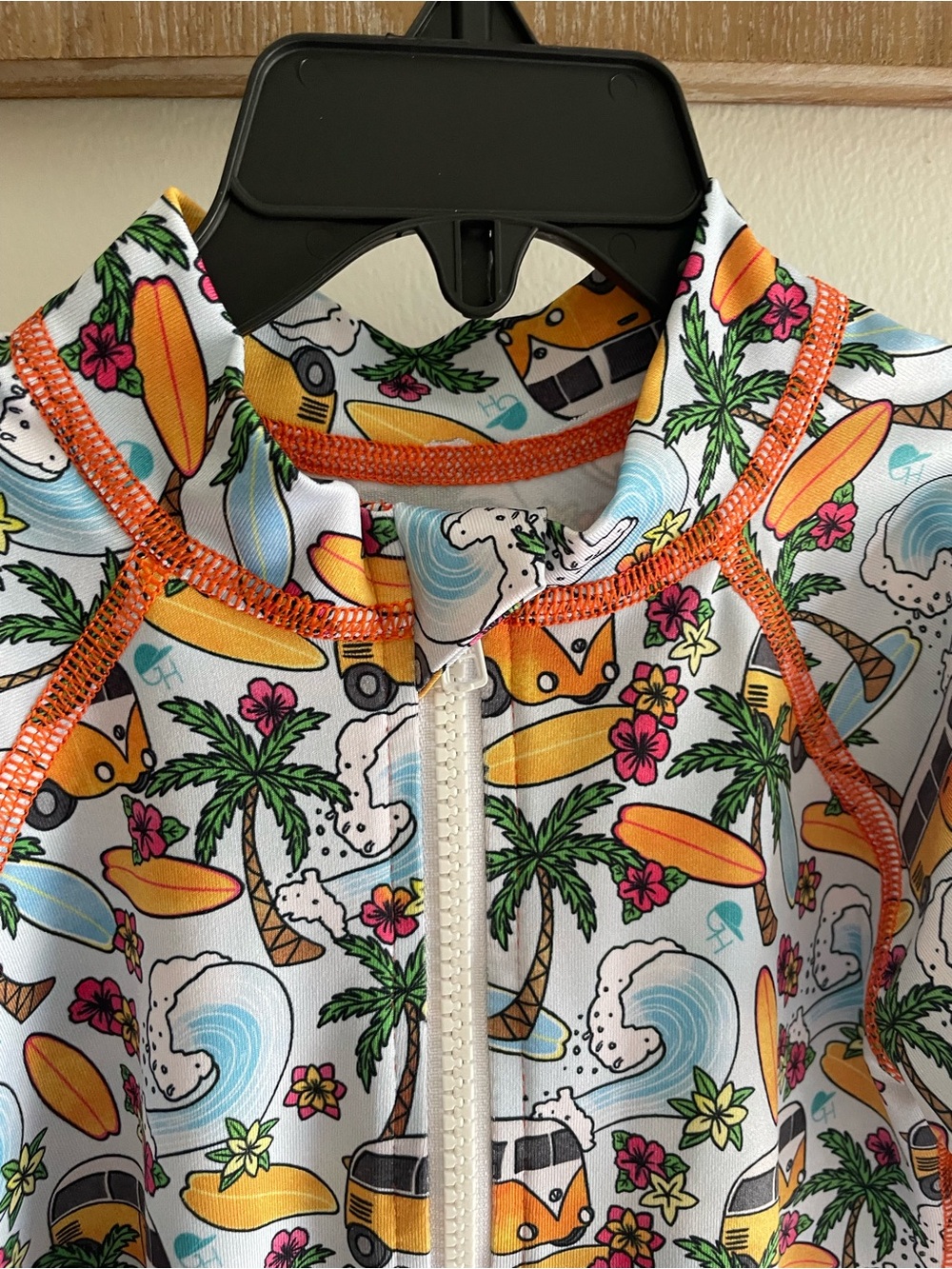 George Hats Tropical Surf Print One-Piece Swim - Picture 2 of 7